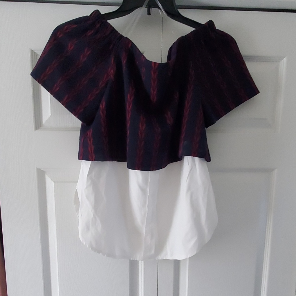 SOULMATES NAVY AND RED TOP